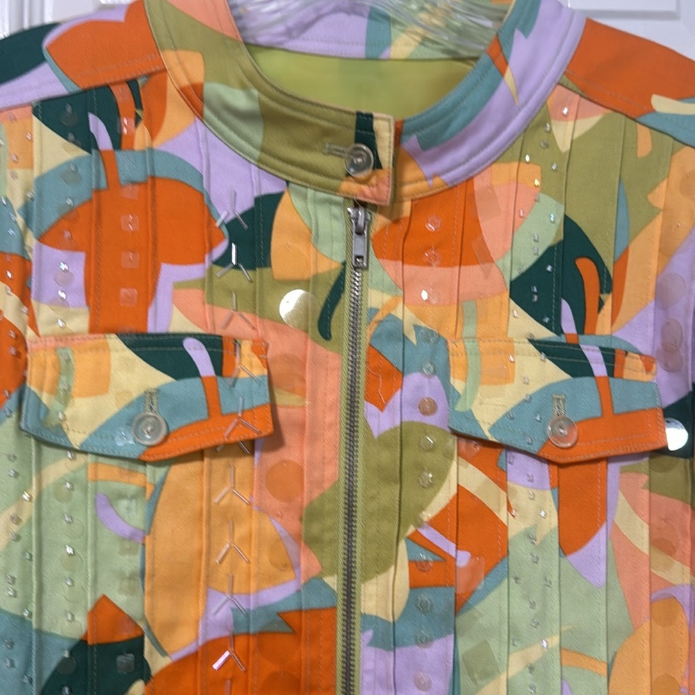 Redd Jeans Multi-color Jacket. - Picture 2 of 7